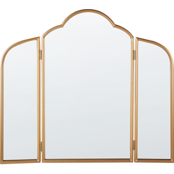 SAVILLY - Wandspiegel - Goud - 87 x77 cm - Metaal