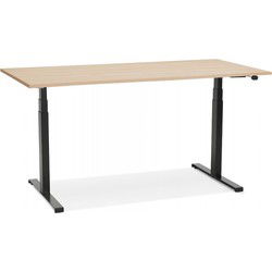 TRONIK elektrisch ergonomisch bureau 160x80x127 cm Beige