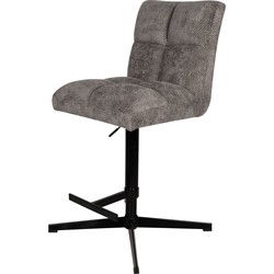 PTMD Milan Bar Chair Adjustable Stone