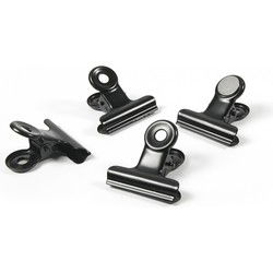 Trendform Magnetische clip Graffa zwart - set van 4