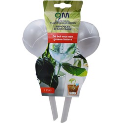 QM waterbol plantbewatering bol 2 stuks waterdruppelaar voor binnen en buitenplanten