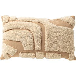 Dutch Decor MILAS - sierkussen 30x50 cm - organisch - Semolina - beige - Dutch Decor