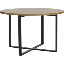 Eettafel Rond Ø120cm - Naturel Eiken - 2-4 Personen - Lugo