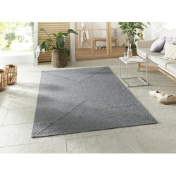 Binnen- En Buitenkleed - Trenzado Grijs - 80 X 200 CM