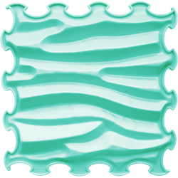 Ortoto Ortoto Sensory Massage Puzzle Mat Sandy Waves Sea Turquoise