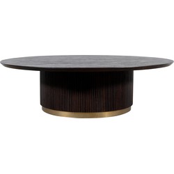 PTMD Xelle black coffeetable 150 cm