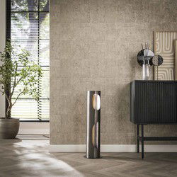 Vloerlamp Cilinder - Zwart Metaal - 20x20x65cm