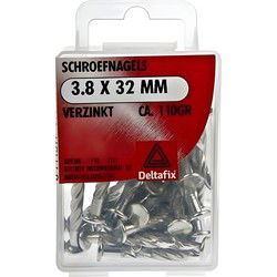 Schroefnagel 3,8x32mm verz 110gr