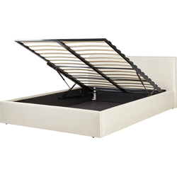 ORBEY  - Tweepersoonsbed - Beige - 140 x 200 cm - Polyester