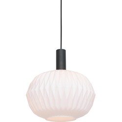 Moderne Hanglamp - Steinhauer - Glas - Modern - E27 - L: 30cm - Voor Binnen - Woonkamer - Eetkamer - Wit