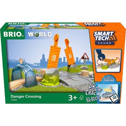 Brio BRIO World Smart Tech Sound Gevaarlijke Spoorovergang - 33965