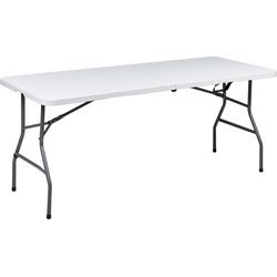 CUGNOLI - Tuintafel voor 6 - Wit - Synthetisch materiaal