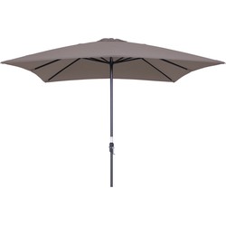 Lotus parasol - 250x250 cm - carbon black - taupe
