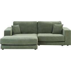 Beliani LOFOTEN - Hoekbank-Groen-Polyester