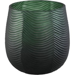 PTMD Vaas Elichi - 20x20x20 cm - Glas - Groen
