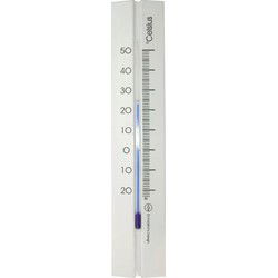 Hendrik Jan thermometer binnen - beukenhout - 20 cm - wit - Buitenthermometers