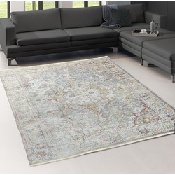 Flycarpets Edna Vintage Vloerkleed - Klassiek - Multi - 80x150 cm