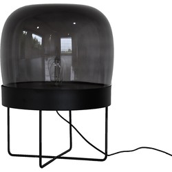 Hubsch Vloerlamp - Metaal/Glas - Zwart