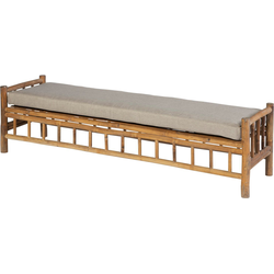 Exotan Tennis Tuinbank - Bamboe - Taupe - 48x180x50