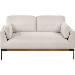 SKAVEN - Tweezitsbank - Lichtbeige - Polyester