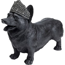 Kare Decofiguur Royal Standing Corgi Black