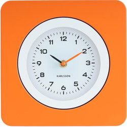 Wandklok New Vintage - Helderoranje - 4.4x22x22cm
