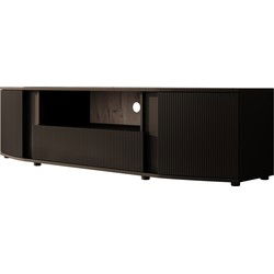 Meubella TV-Meubel Minsk - Zwart - 179 cm