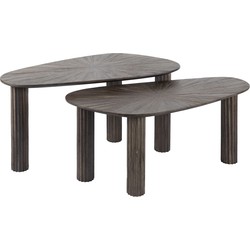 Salontafel - Organisch - Set Van 2 - Teakhout - Maya
