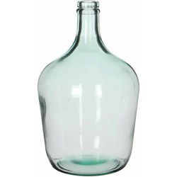Mica Decorations Fles vaas Diego - 40 x 56 cm - transparant - glas - Vazen
