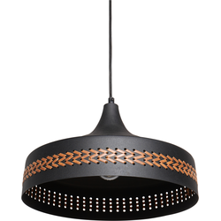 Beliani MAMEYES - Hanglamp-Zwart-IJzer