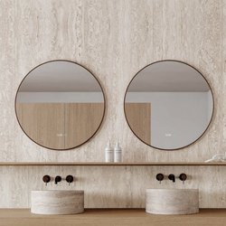 Lumoire Badkamerspiegel met Verlichting - Neon - 100CM Rond - Set van 2 - Anti Condens Verwarming