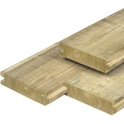 Damwand Midden-Europees grenen 4,0x17,0x300 cm Tuindeco