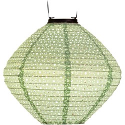 Solar Lampion 29 x 25 cm Sage Groen - Anna's Collection