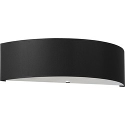 Wandlamp minimalistisch skala zwart