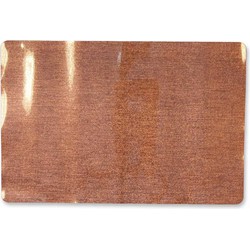 Unique Living | Placemat Metallic Brushed | Rechthoekig | Polyester | Rood | 30x45cm