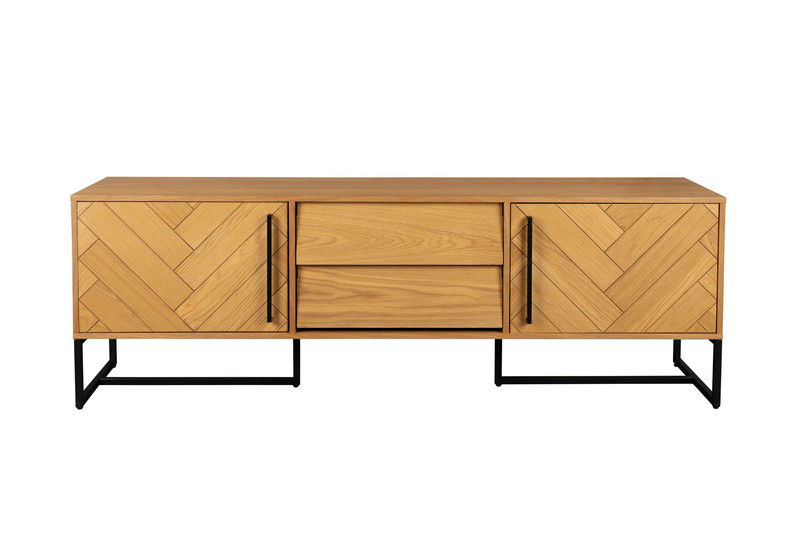 Dutchbone Class Dressoir Laag Eikenhout Bruin - 