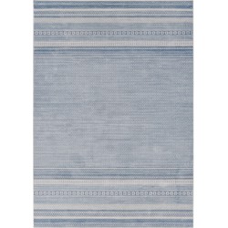 Vercai Rugs Cashmere Collectie - Laagpolig Vloerkleed - Zacht Tapijt met Modern Ontwerp - Polyester - Lichtblauw - 120x170 cm