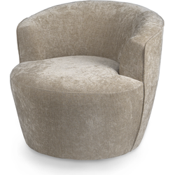 PTMD Grasa Cream 6051 fiore fabric fauteuil