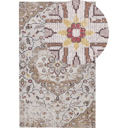 Beliani KATTAKKADA - Laagpolig-Beige-Polyester