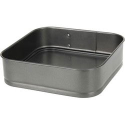 Vierkante springvorm/bakvorm - 24 x 24 cm - Met anti-aanbak laag - Springvormen voor o.a. cake/taart - Cakevormen