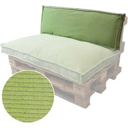 Unique Living Palletkussen Rugkussen Ribcord Gras Groen - 120 x 40 cm