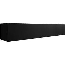 Meubella - TV-Meubel Flame - Mat Zwart - 160 cm