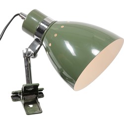Steinhauer wandlamp Spring - groen - metaal - 13 cm - E27 fitting - 6827G