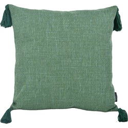 Sierkussen Tassle Washed Green | 45 x 45 cm | Katoen