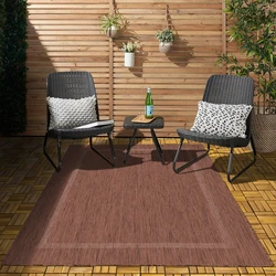 Capri Buitenkleed Indoor & Outdoor Rood - 80 X 250 CM