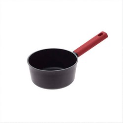 Steelpan/sauspan - Alle kookplaten geschikt - zwart - dia 17 cm - Steelpannen