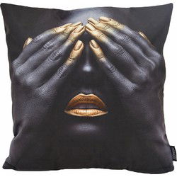 Sierkussen Gold Woman | 45 x 45 cm | Katoen/Polyester