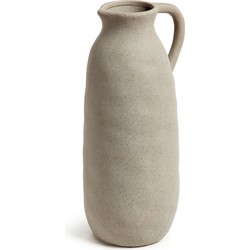 Kave Home - Yandi keramische kan met een beige afwerking, 35,5 cm