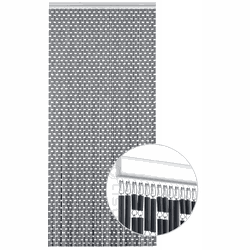 Vliegengordijn Liso ® Hulzengordijn RAL 9005 Gitzwart | Kant en Klaar 100 x 232 cm
