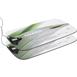 CALESCO - Waterbedverwarming set van 2 - Wit  - Polycarbonaat